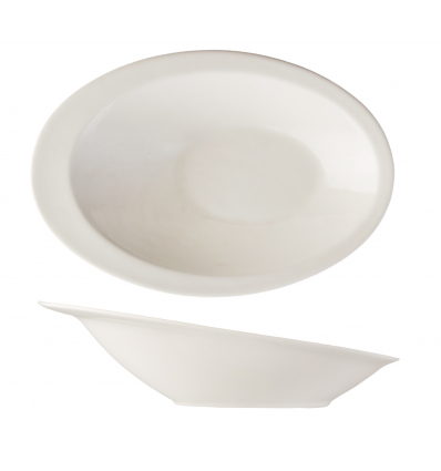 Bol cascada bajo porcelana Blanco Atlantic 28 cm. ROSENHAUS 01010380 (6 unidades)