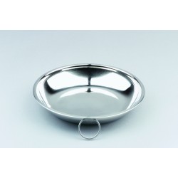 6 unidades de IBILI 714522 PLATO CAMPING INOX 22 CMS.