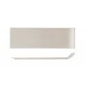 Bandeja rectangular borde lateral elevado porcelana Blanco 30 cm Atlantic. ROSENHAUS 01010389 (6 unidades)