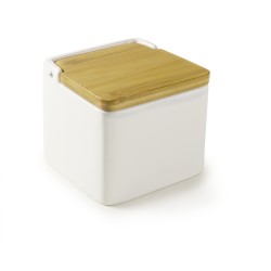 6 unidades de IBILI 714810 SALERO CUADRADO 11X11 CM