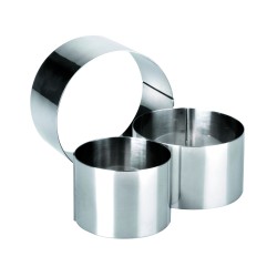 6 unidades de IBILI 716106 ARO INOX 6x6 CMS.