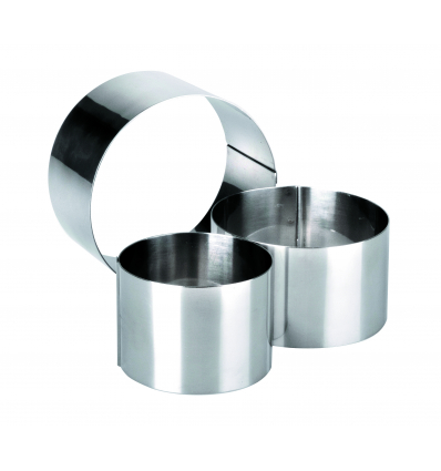 6 unidades de IBILI 716106 ARO INOX 6x6 CMS.