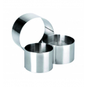 6 unidades de IBILI 716106 ARO INOX 6x6 CMS.