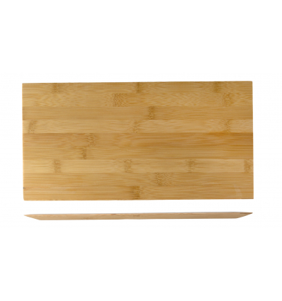 Bajoplato rectangular madera Atlantic Madera 33,5 cm. ROSENHAUS 01010393 (6 unidades)