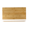 Seis unidades de ROSENHAUS 01010393 Bajoplato rectangular madera 33.5 cm atlantic