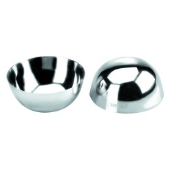 MOLDES SEMIESFERAS INOXIDABLES 8X4CM 12 UNIDADES DE IBILI 723008