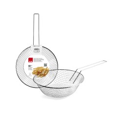 6 unidades de IBILI 730824 CESTILLO FREIDOR DE REJILLA INOX 24 CM