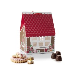 12 unidades de IBILI 739500 CAJA PARA COOKIES-BOMBONES CASITA