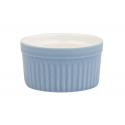 Ramequin redondo estriado porcelana Azul Atlantic 8x4 cm. ROSENHAUS 01010423 (10 unidades)