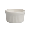 Ramequin redondo estriado porcelana Blanco Atlantic 6x3 cm. ROSENHAUS 01010424 (16 unidades)