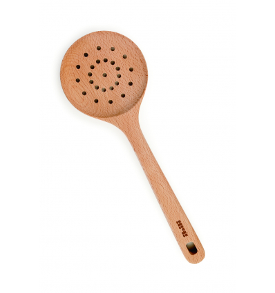 12 unidades de IBILI 746630 ESPUMADERA MADERA 30 CM