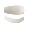 Rabanera alargada con esquinas elevadas porcelana Blanco Atlantic 21,5 cm. ROSENHAUS 01010429 (6 unidades)