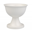 Copa redonda con pie porcelana Blanco Atlantic 11 cl. ROSENHAUS 01010432 (6 unidades)