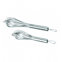 6 unidades de IBILI 750225 BATIDOR INOX 12 VARILLAS 25 CM