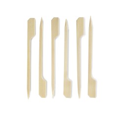 6 unidades de IBILI 752109 PINCHOS DE BAMBU 9 CM - 70 U