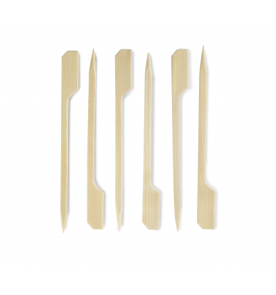 6 unidades de IBILI 752109 PINCHOS DE BAMBU 9 CM - 70 U