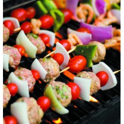 12 unidades de IBILI 753630 50 BROCHETAS DE BAMBU 30 CMS