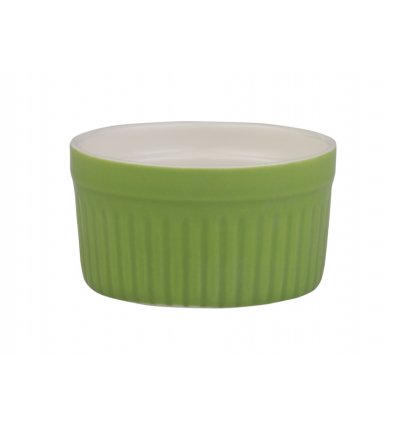 Ramequin redondo estriado porcelana Verde Atlantic 8x4 cm. ROSENHAUS 01010445 (10 unidades)