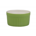 Ramequin redondo estriado porcelana Verde Atlantic 8x4 cm. ROSENHAUS 01010445 (10 unidades)