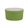 Ramequin redondo estriado porcelana Verde Atlantic 8x4 cm. ROSENHAUS 01010445 (10 unidades)