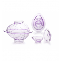 SET DE 3 MOLDES HUEVO DE PASCUA 6 UNIDADES DE IBILI 776210