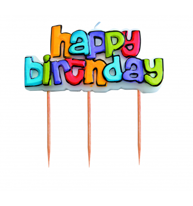 12 Einheiten Candle Happy Birthday IBILI 786209