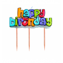 12 Einheiten Candle Happy Birthday IBILI 786209