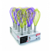 BATIDORES DE SILICONA CON MANGO INOX 25CM 12 unidades de IBILI 786800