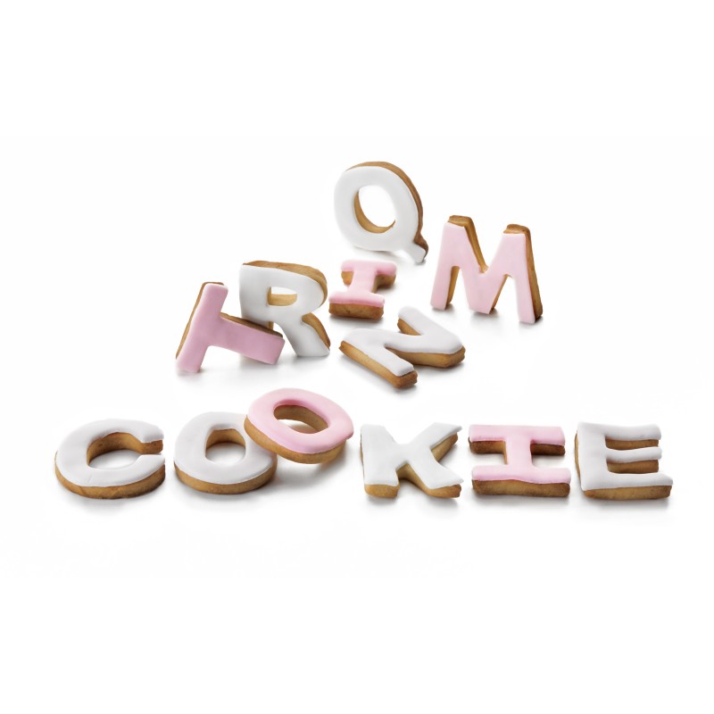 6 unidades de IBILI 794800 CORTAPASTAS ABECEDARIO