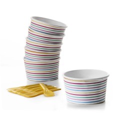 6 unidades de IBILI 795400 VASOS DE HELADO+CUCHARILLAS