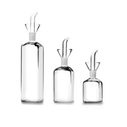 6 unidades de IBILI 795612 ACEITERA CRISTAL CUADRADA 125 ML