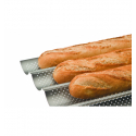 6 unidades de IBILI 824804 MOLDE 4 BAGUETTES / TEJAS