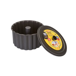 MOLDES PARA PUDIN CON TAPA 16CM 4 UNIDADES DE IBILI 825016