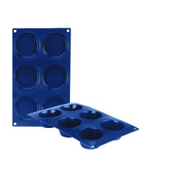 MOLDES MUFFIN 6 CAVIDADES BLUEBERRY 6.5X3.7CM 6 UNIDADES DE IBILI 870012