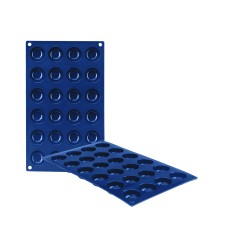 MOLDES BOMBÓN 24 CAVIDADES BLUEBERRY 3.4X1.6CM 6 UNIDADES DE IBILI 870018