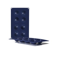 MOLDES 8 CAVIDADES SEMIESFERAS BLUEBERRY Ø5X2.5CM 6 UNIDADES DE IBILI 870041
