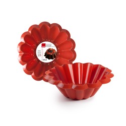 FLANEROS RIZADOS STRAWBERRY 22X8 CM 6 UNIDADES DE IBILI 875322