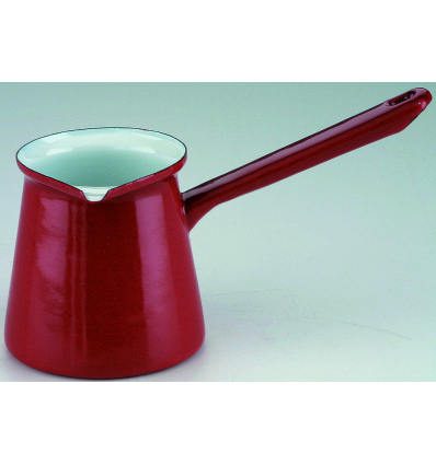 Cafetera de acero vitrificado roja "Vintage Red". Capacidad 50 cl. IBILI 910145 (6 unidades)