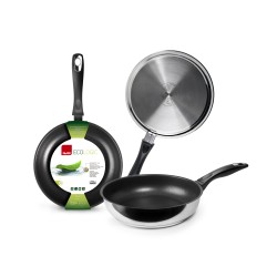 12 unidades de IBILI 601514N SARTEN NEW ECOLOGIC 14 CM