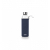 3 unidades de IBILI 758105B BOTELLA BOROS.NEOPRENE DARK BLUE 550 ML