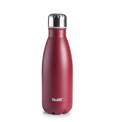 6 units of IBILI 758435R DOUBLE WALL THERMO BOTTLE GRANADA 350 ML