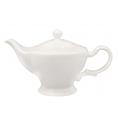 Tetera porcelana Blanco con grabado Karla 30 cl. B'GHEST 01170120 (6 unidades, incluye tapas)