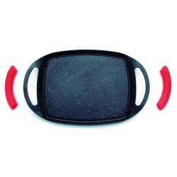 PLACHA-GRILL ALUMINIO 36 CMS ECO PIEDRA LACOR 25536