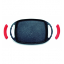 PLACHA-GRILL ALUMINIO 36 CMS ECO PIEDRA LACOR 25536