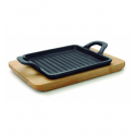 MINI GRILL CUADRADO MAGMA 19,5X14X1,7 CM LACOR 25875