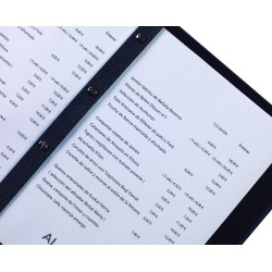 PORTA MENÚ A4 PABLO COLLECTION 250X320MM LACOR 28211