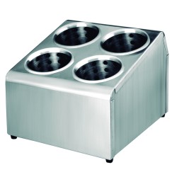 SOPORTE CUBIERTOS 4 ORIFICIOS C/VASOS LACOR 33124