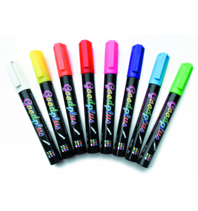 ROTULADORES FLUORESCENTES 10MM 8 COLORES LACOR 39161