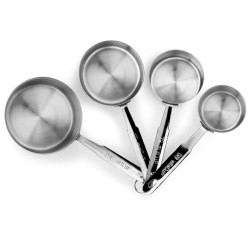 PUJADAS P604500 JUEGO 4 CAZOS DE MEDIDAS INOX