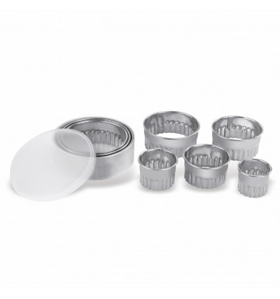 PUJADAS P733000 CAJA 8 CORTAPASTAS RED RIZADOS